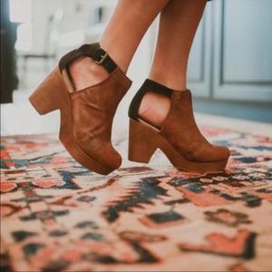 Free People Amber Orchard Clog, Brown/Black, Size 41 (US 10)